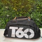 Mochila Mala T60 na Cor Preta Para Academia Natação Camping