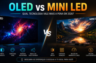 OLED vs Mini LED: Qual tecnologia de TV realmente vale mais a pena em 2026?