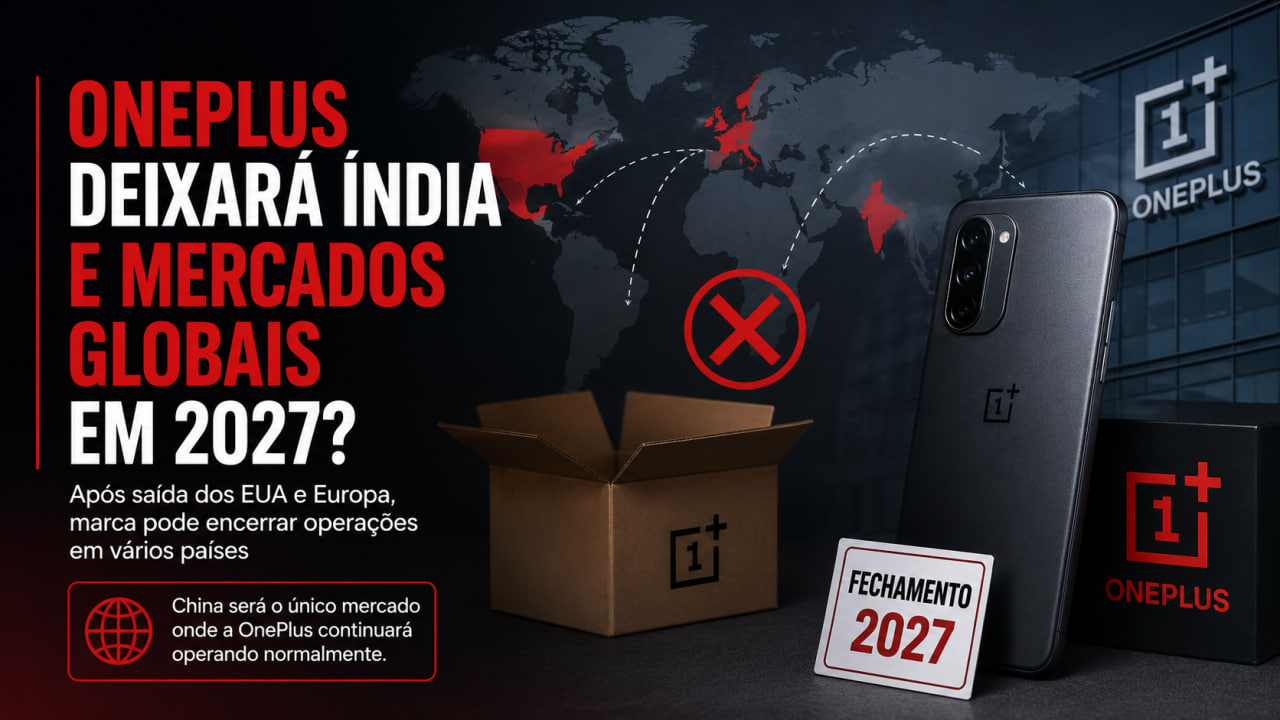 oneplus pode encerrar operacoes na india e em outros mercados globais ate 2027 diz relatorio OnePlus pode encerrar operações na Índia e em outros mercados globais até 2027, diz relatório