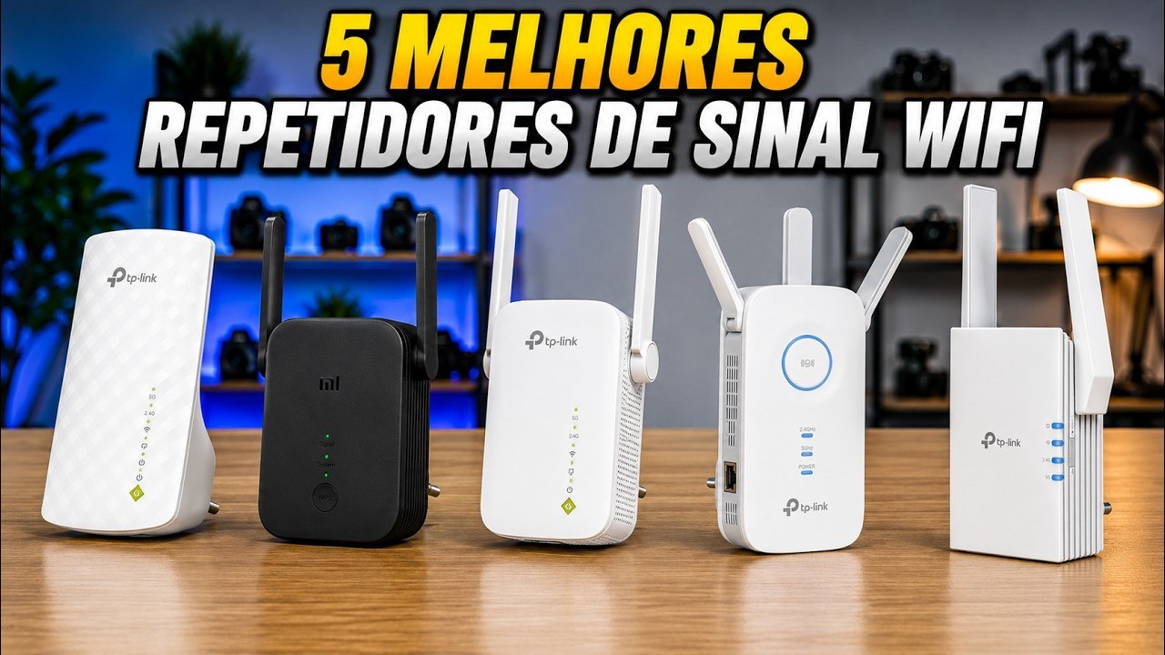 os 5 melhores repetidores de wi fi para comprar em 2026 Os 5 melhores repetidores de Wi-Fi para comprar em 2026