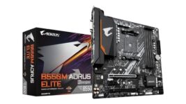 Placa Mãe Gigabyte B550M AORUS ELITE (AM4/DDR4/HDMI/M.2(PCIe,NVMe,SATA3)/VRM Solution/USB3.2) - B550M AORUS ELITE