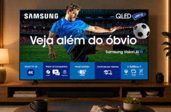 Samsung Vision AI Q7F 75" vale a pena? Análise completa da Smart TV QLED 4K para filmes, esportes e games