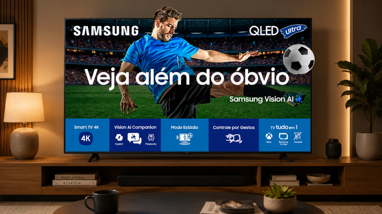 samsung vision ai q7f 75 vale a pena analise completa da smart tv qled 4k para filmes esportes e games Samsung Vision AI Q7F 75" vale a pena? Análise completa da Smart TV QLED 4K para filmes, esportes e games