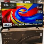 Smart TV 50" TCL 4K UHD QLED 50P7L Google TV 2026