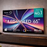 Smart TV Hisense de 65 polegadas Vidaa 65u6qv Uled 4k