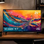Smart TV HQ 24" HD tela sem bordas Android 12 design slim HQS24NKHM