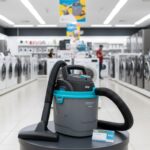 WAP Aspirador de Pó e Água Barril GTW COMPACT, Compacto, 5,5 Litros, com Filtro Lavável, 150mbar 1400W 220V
