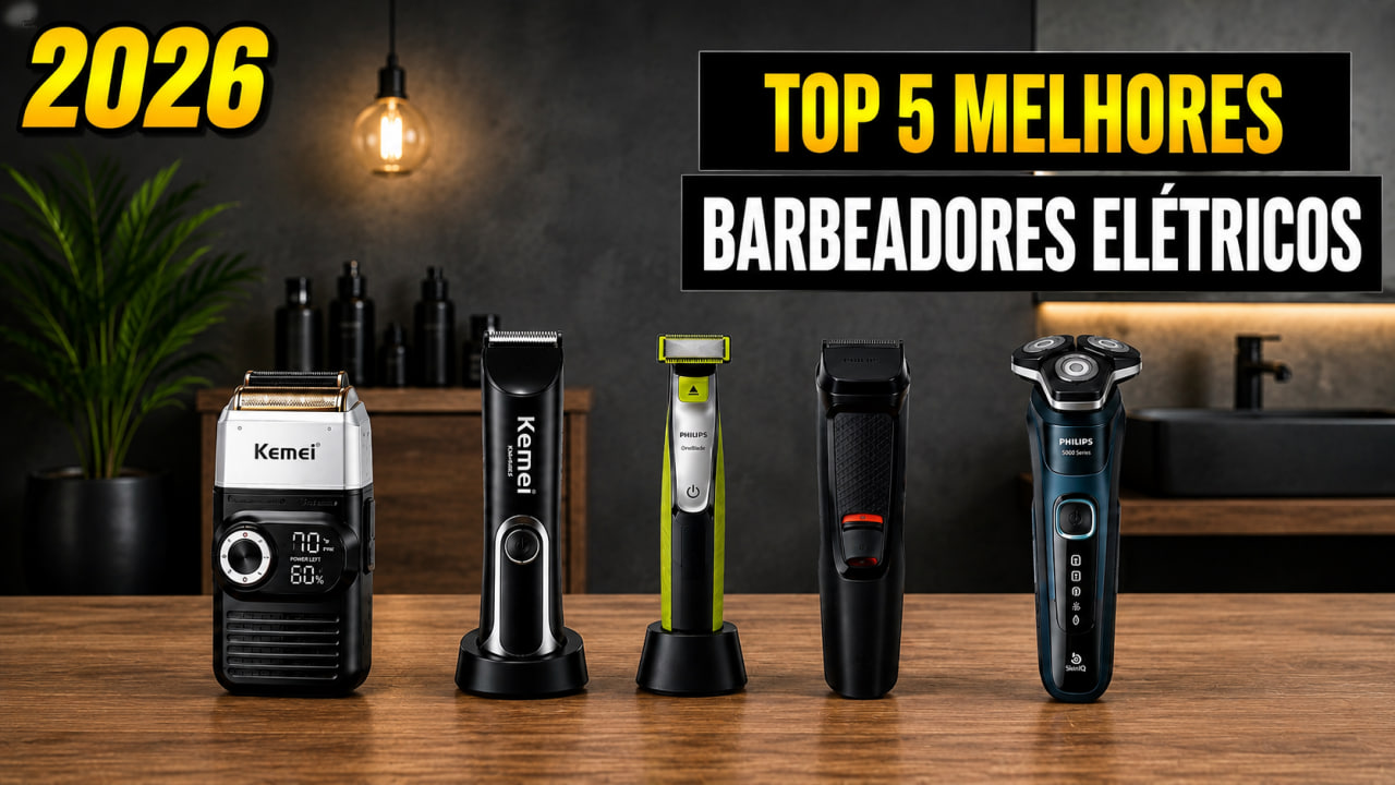 5 melhores barbeadores eletricos para comprar em 2026 opcoes baratas versateis e para um barbear rente 5 Melhores Barbeadores Elétricos para Comprar em 2026: Opções Baratas, Versáteis e para um Barbear Rente