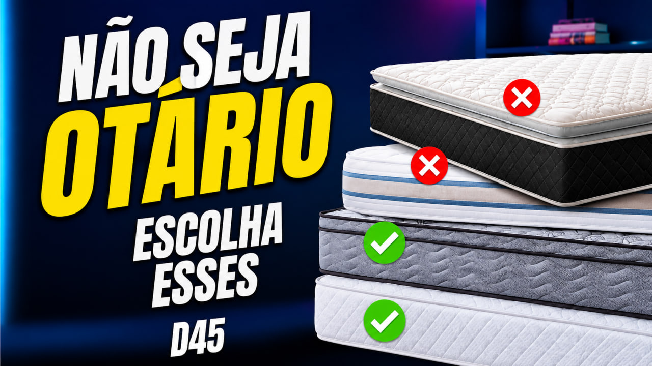 5 melhores colchoes de casal d45 em 2026 os melhores modelos firmes para comprar 5 Melhores Colchões de Casal D45 em 2026: os melhores modelos firmes para comprar