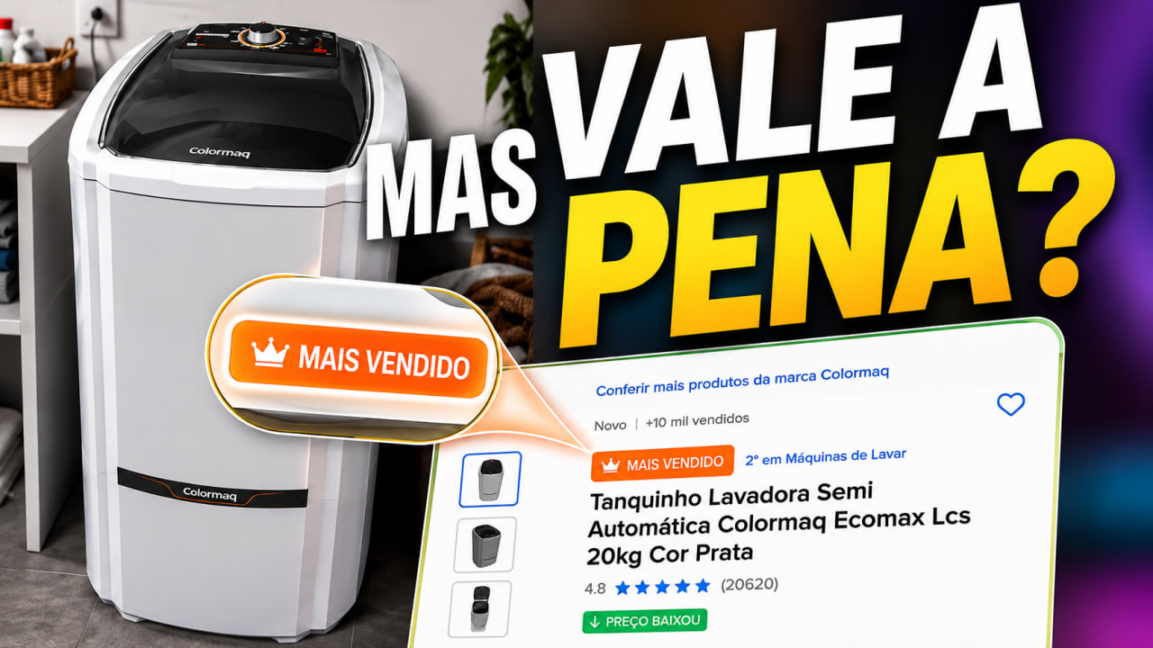 colormaq ecomax 20 kg e bom review completo do tanquinho lcs20 Colormaq Ecomax 20 kg é bom? Review completo do tanquinho LCS20