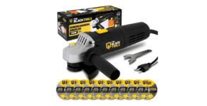 Esmerilhadeira Lixadeira Angular Bte750 4.1/2 750w Com Discos 4.1/2 The Black Tools