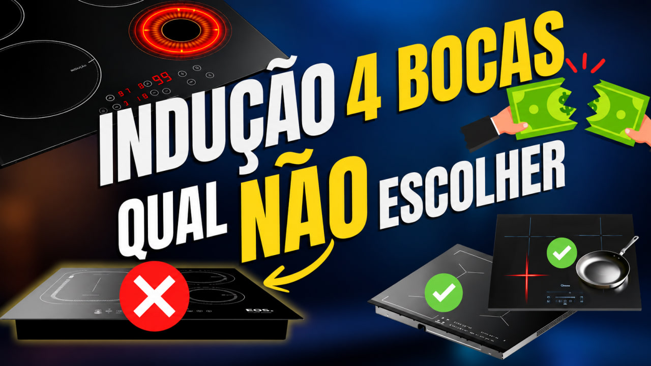 melhor cooktop de inducao 4 bocas em 2026 5 modelos que vale a pena comprar Melhor Cooktop de Indução 4 Bocas em 2026: 5 Modelos que Vale a Pena Comprar