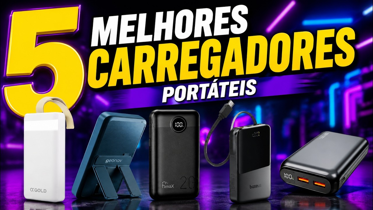 melhores power banks de 20000 mah e 10000 mah em 2026 5 carregadores portateis que valem a pena Melhores Power Banks de 20.000 mAh e 10.000 mAh em 2026: 5 Carregadores Portáteis que Valem a Pena