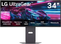 Monitor Gamer LG UltraGear Curvo 34G600A-B 34" QuadHD 2K, UltraWide 1800R, 160Hz, 1ms (MBR), AMD FreeSync Premium, HDR10, MaxxAudio