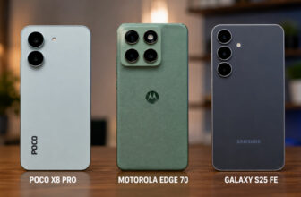 Motorola Edge 70 vs Poco X8 Pro vs Galaxy S25 FE: Qual Celular Vale Mais a Pena em 2026?