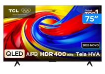 Smart TV 75" TCL 4K UHD QLED 75P7L Google TV 2026