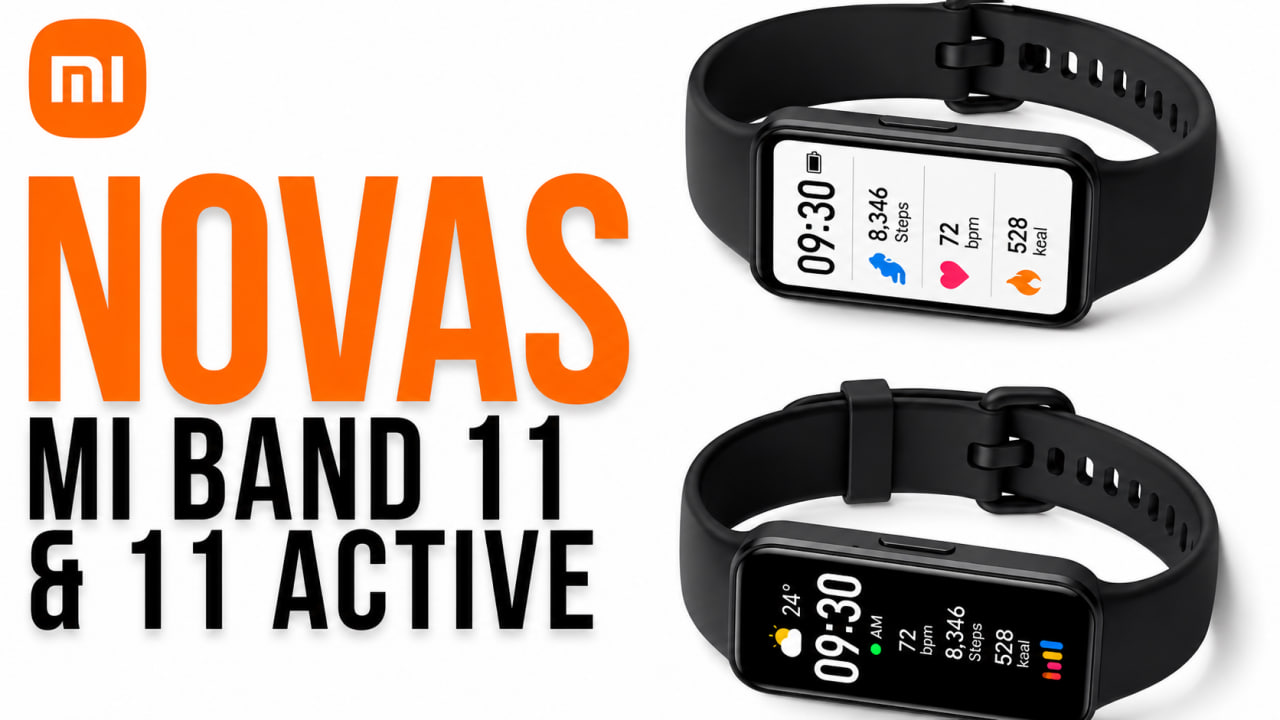 xiaomi smart band 11 e smart band 11 active o que ja sabemos diferencas e vale a pena esperar Xiaomi Smart Band 11 e Smart Band 11 Active: o que já sabemos, diferenças e vale a pena esperar?
