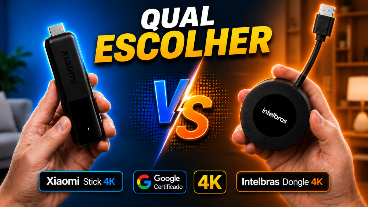 xiaomi stick 4k vs intelbras dongle 4k qual tv box vale mais a pena em 2026 Xiaomi Stick 4K vs Intelbras Dongle 4K: Qual TV Box Vale Mais a Pena em 2026?