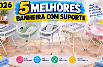 5 Melhores Banheiras com Suporte para Bebê em 2026: Modelos Mais Seguros, Confortáveis e Práticos