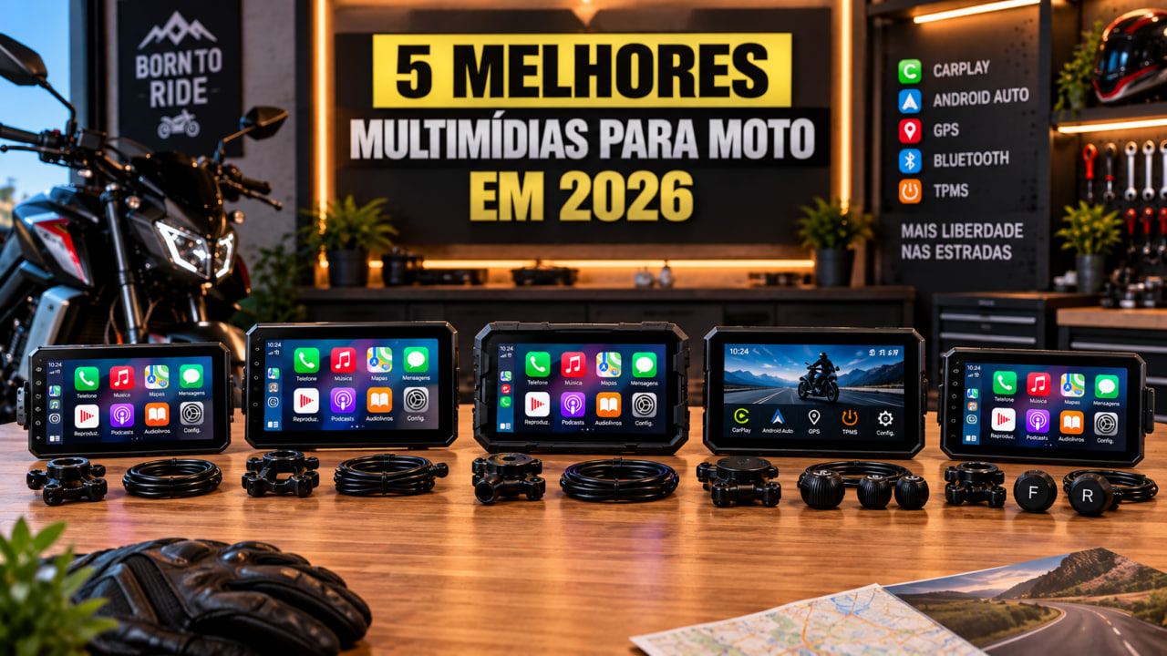5 melhores centrais multimidia para motos em 2026 carplay android auto e gps 5 melhores centrais multimídia para motos em 2026: CarPlay, Android Auto e GPS