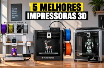 5 Melhores Impressoras 3D para Comprar em 2026: Modelos Rápidos, Multicoloridos e com Nivelamento Automático