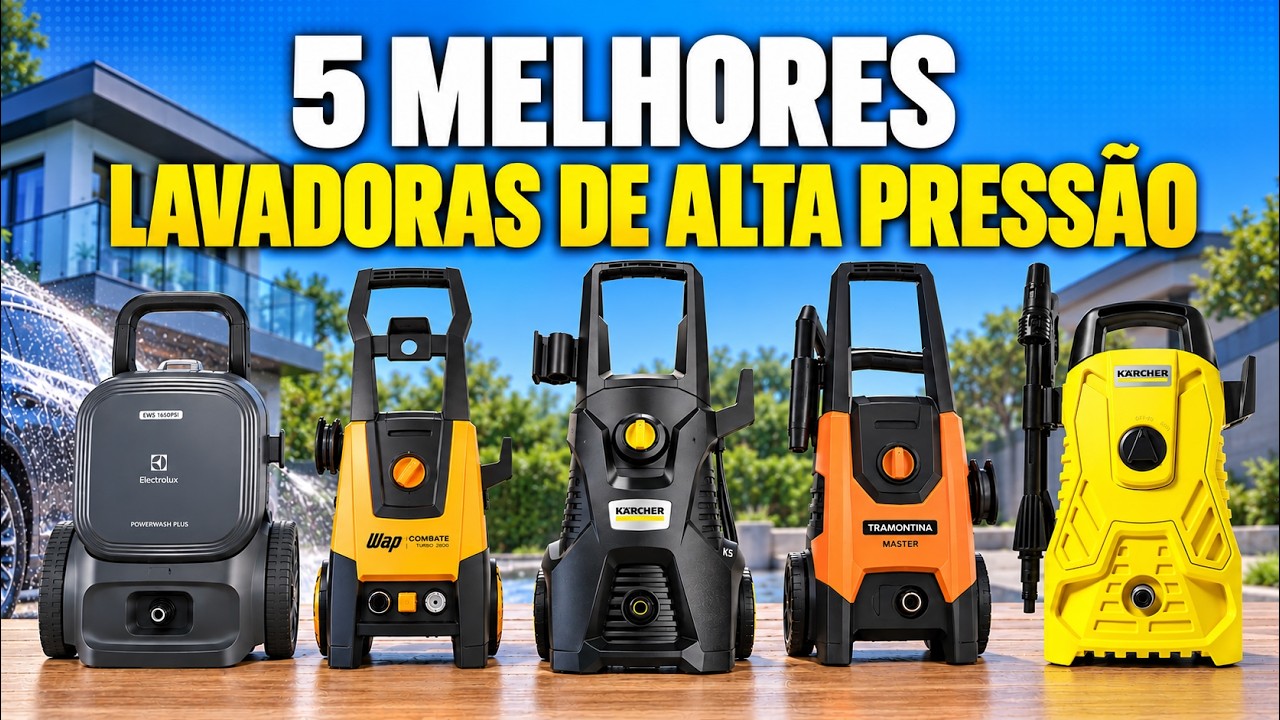 5 melhores lavadoras de alta pressao para comprar em 2026 5 Melhores Lavadoras de Alta Pressão para Comprar em 2026