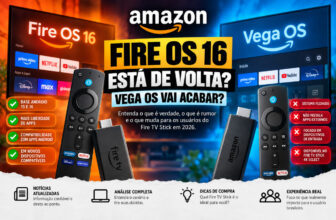 Amazon vai abandonar o Vega OS? Fire OS 16 chega ao Fire TV, mas há uma pegadinha importante