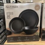 Aparelho De Jantar 20 Peças Preto Acetinado Alleanza