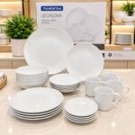 Aparelho De Jantar Tramontina Leonora Em Porcelana 20 Peças