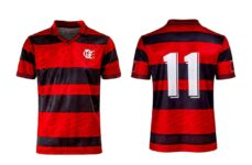 Camiseta Flamengo retrô 1996 home masculina