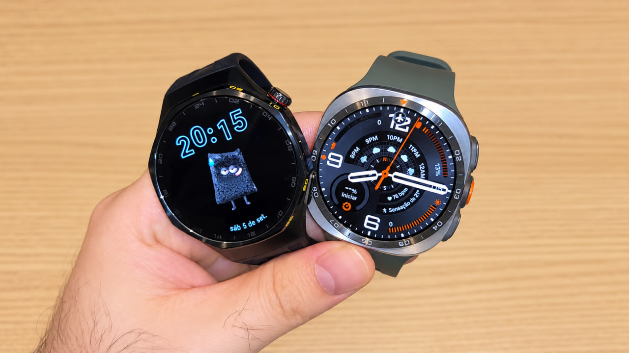 huawei watch gt 7 pro vs galaxy watch ultra 2 qual e melhor e vale a pena pagar mais Huawei Watch GT 7 Pro vs Galaxy Watch Ultra 2: Qual é Melhor e Vale a Pena Pagar Mais?