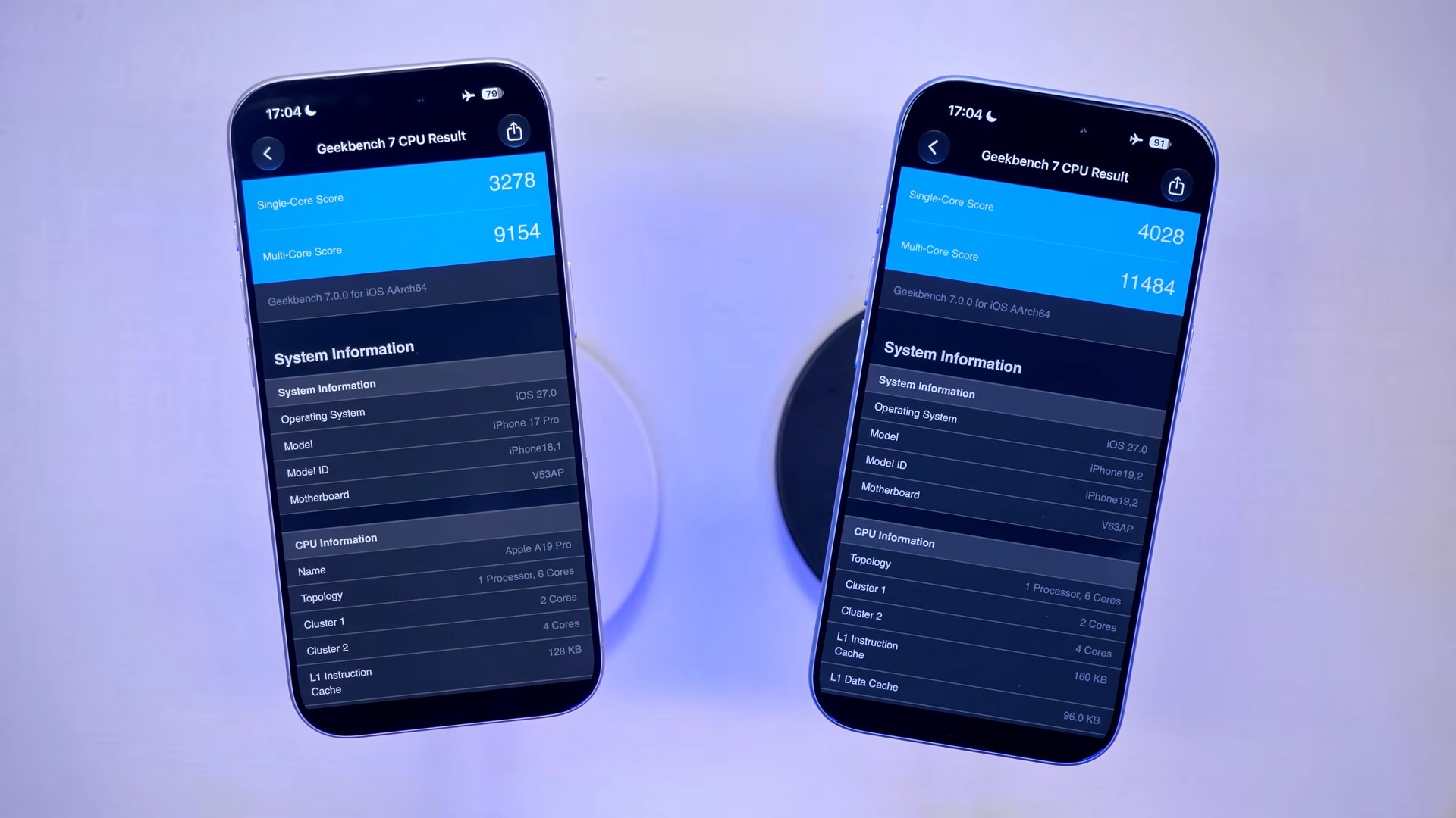 iphone 18 pro vs iphone 17 pro testes de desempenho mostram salto impressionante no a20 pro iPhone 18 Pro vs iPhone 17 Pro: testes de desempenho mostram salto impressionante no A20 Pro