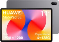 Tablet, HUAWEI MatePad SE 11, 4+128GB, Tela HUAWEI FullView de 11" para Conforto Visual，Superbateria de 7700 mAh 22,5W，Câmera Traseira 8 MP，Câmera Frontal 5 MP，Cinza Nebula