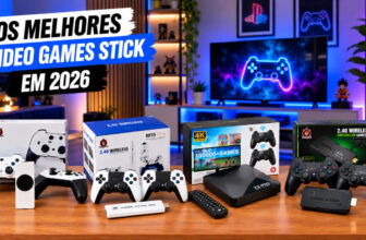 5 Melhores Game Sticks para Comprar em 2026: Modelos com Milhares de Jogos, PSP, PS1, N64 e Mais