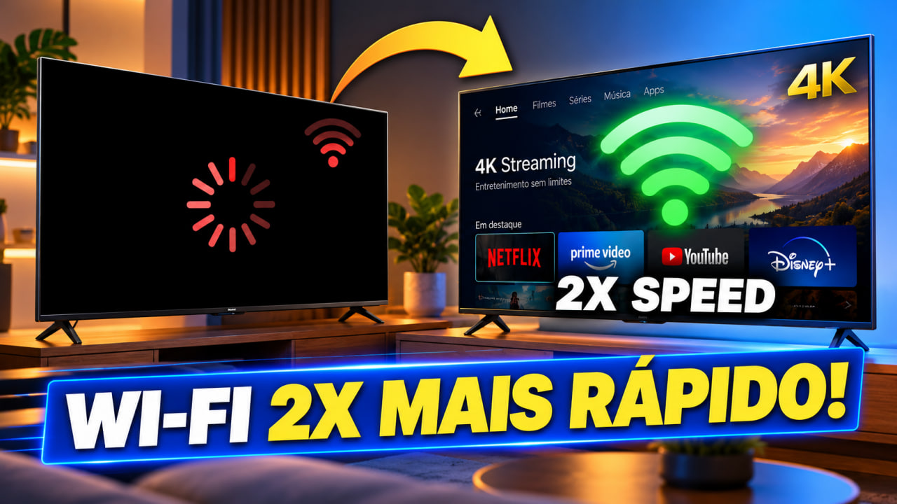 como melhorar o wi fi da tv configuracoes gratis para deixar a smart tv mais rapida Como Melhorar o Wi-Fi da TV: Configurações Grátis para Deixar a Smart TV Mais Rápida