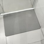 LYOR - Tapete de Pedra Diatomita para Banheiro Cinza 60cm x 39cm