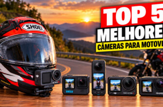 Melhor câmera para motovlog em 2026: 5 modelos para gravar suas viagens de moto