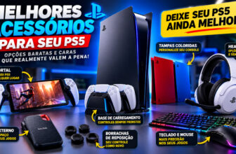 Melhores acessórios para PS5 em 2026: opções baratas e caras que realmente valem a pena