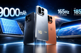 OnePlus 16 é confirmado com bateria gigante de 9.000 mAh, carregamento de 100 W e tela de até 185 Hz