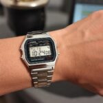 Relógio Casio Digital Vintage Prata Unissex Original Barato