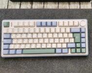 Teclado Mecânico Aula F75 Sem fio Tri-Mode 2.4ghz/Bluetooth/Usb-C RGB 75%