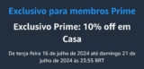 10% OFF em Produtos Selecionados Categoria Casa – Amazon
