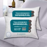 2 Travesseiros Antialérgico Impermeável 50×70 Lavável