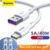 2 UNIDADES Baseus 5A 40W Type-C Cable 1.5m