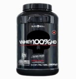 2 UNIDADES: Whey 100% Hd Morango 900G, Black Skull