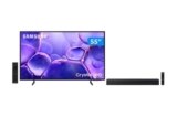 Smart TV 55” Samsung 4K UHD Crystal UHD – 3 HDMI + Soundbar B-Series HW-B400F 40W USB