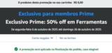 50% OFF em Ferramentas – Amazon