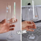 6 Taças Cristal Titanium Vinho Tinto 560ml Bohemia