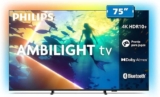 PHILIPS, Smart TV Ambilight 75″ 4K, 75PUG8100/78, Comando de Voz, HDR10+/Dolby Atmos, VRR/ALLM, Bluetooth