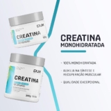 Creatina Monohidratada Sem Sabor – Pote 300g – Suplementação Treino Academia, Ganho Muscular Hipertrofia, Força Energia Resistência, Suplementos Naturais – DUX HUMAN HEALTH